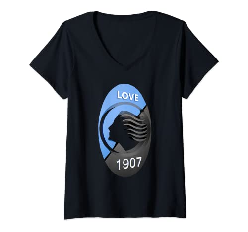 Damen ATALANTA BERGAMO BERGAMASCA T-Shirt mit V-Ausschnitt Damen ATALANTA BERGAMO BERGAMASCA T-Shirt mit V-Ausschnitt von ATALANTA