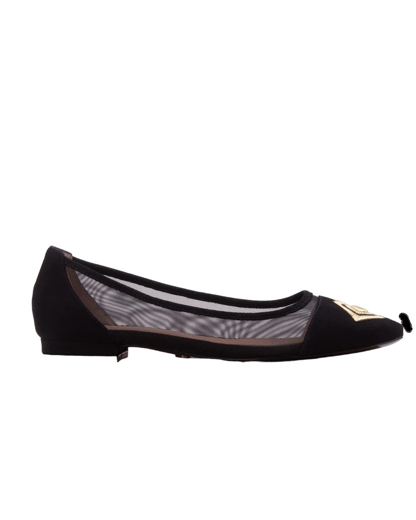 Diamond Ballerina Black Suede von ATANA