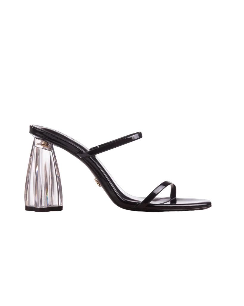 Fiorellini Glass Heel 95 Black Patent von ATANA