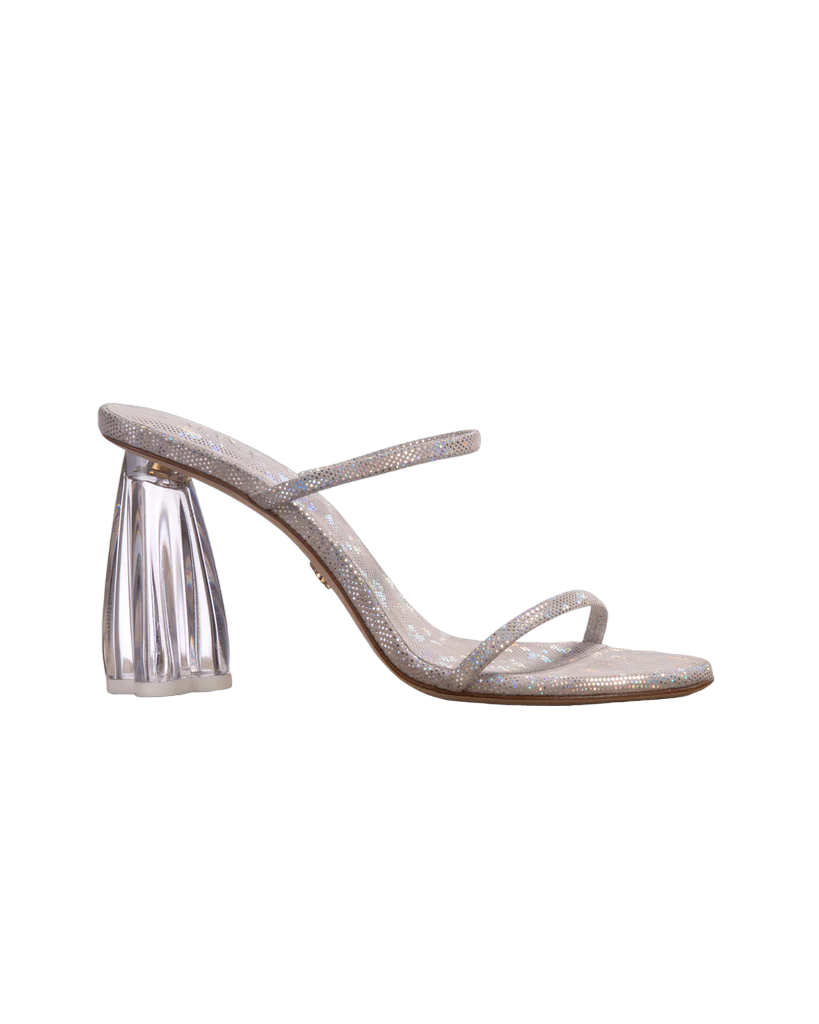 Fiorellini Glass Heel 95 Disco Suede von ATANA