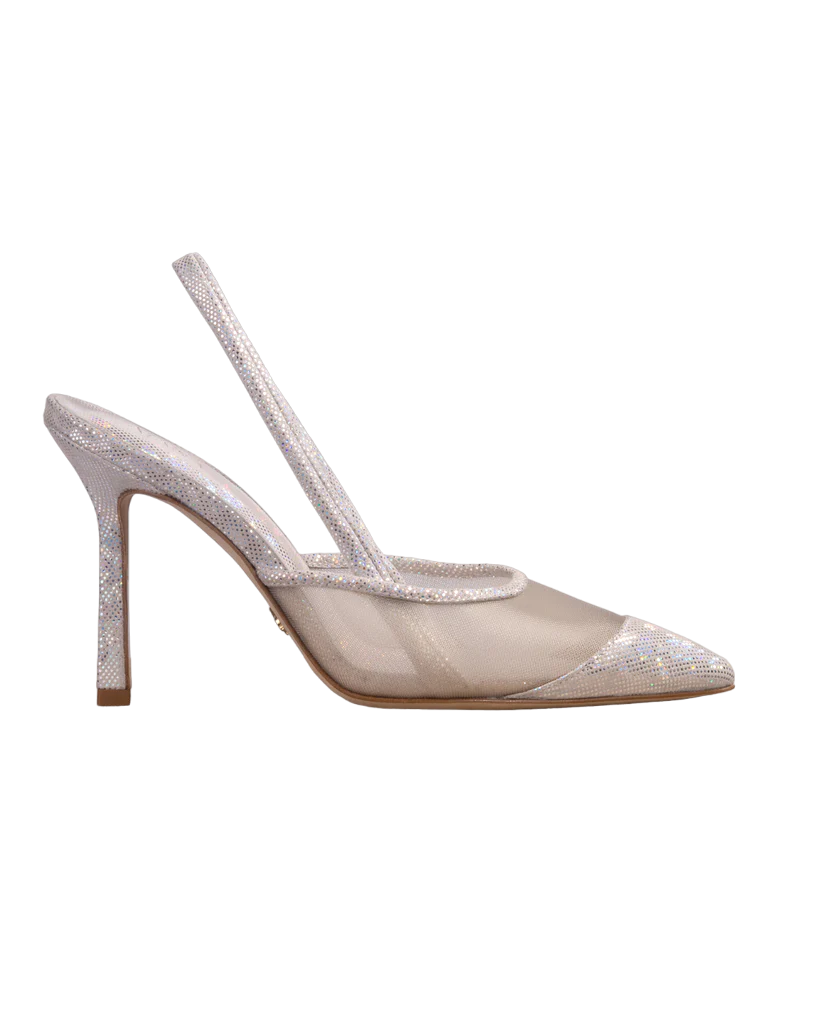Mesh Sling 95 Disco Suede - Silver - 37 - ATANA - Pumps Mesh Sling 95 Disco Suede - Silver - 37 - ATANA - Pumps von ATANA