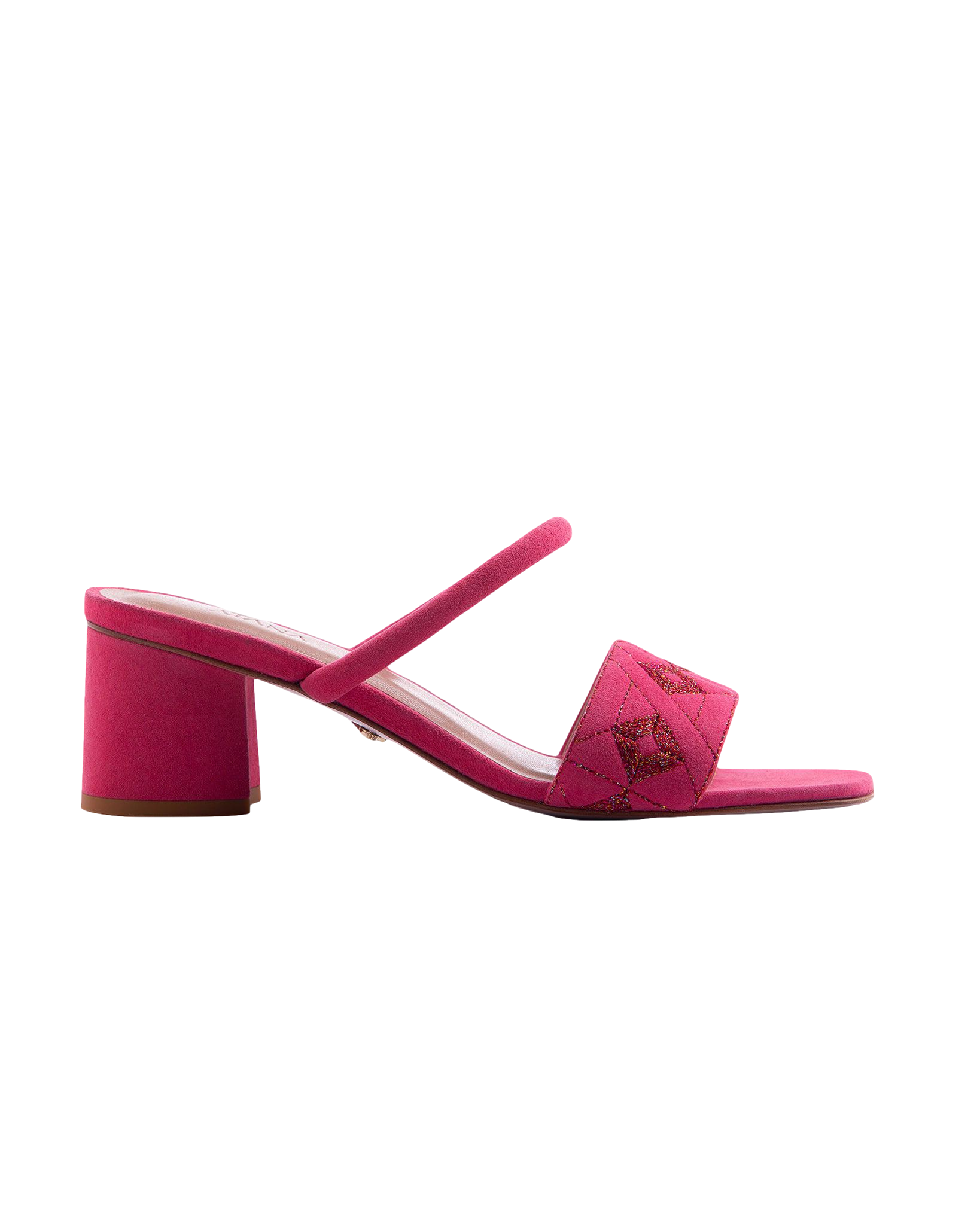 Quilted Diamond Mule 55 Deep Pink von ATANA