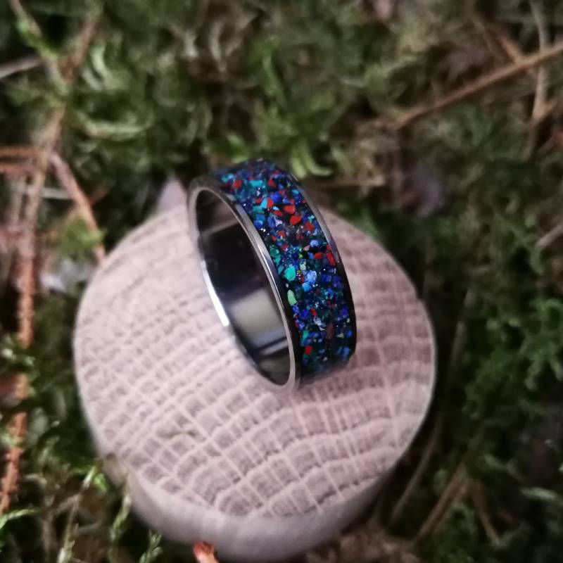 Unikat Titan Ring "Spectrum" von ATDesignStudio