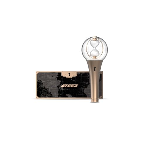 ATEEZ Unisex-Erwachsene Light Stick Schlüsselanhänger, Schwarz, EinheitsgröÃŸe von ATEEZ