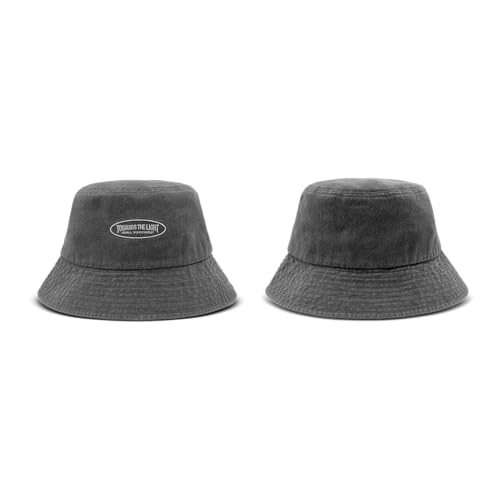 ATEEZ Unisex-Erwachsene Official Tour Merch Acid Wash Bucket Hat Schlapphut, Dunkelgrau, Einheitsgröße von ATEEZ