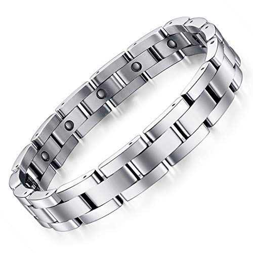 ATEIELLI Magnetarmband Edelstahl Herren Magnetische Armband 23cm Länge Verstellbare jwb323 von ATEIELLI
