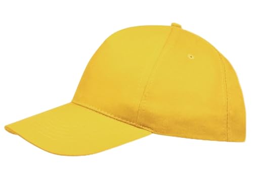ATELIER DEL RICAMO Sunny SOL'S 5-Panel-Kappe für Erwachsene, gelb, One size ATELIER DEL RICAMO Sunny SOL'S 5-Panel-Kappe für Erwachsene, gelb, One size von ATELIER DEL RICAMO