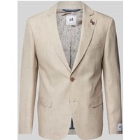 ATELIER TORINO Sakko aus Schurwoll-Leinen-Mix Modell 'TITO' in Beige, Größe 54 von ATELIER TORINO