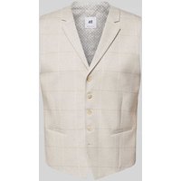 ATELIER TORINO Weste mit Paspeltaschen in Beige, Größe 52 von ATELIER TORINO
