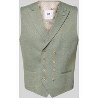 ATELIER TORINO Weste mit Paspeltaschen in Gruen, Größe 48 von ATELIER TORINO