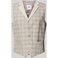 ATELIER TORINO Weste mit Reverskragen in Beige, Größe 48 von ATELIER TORINO