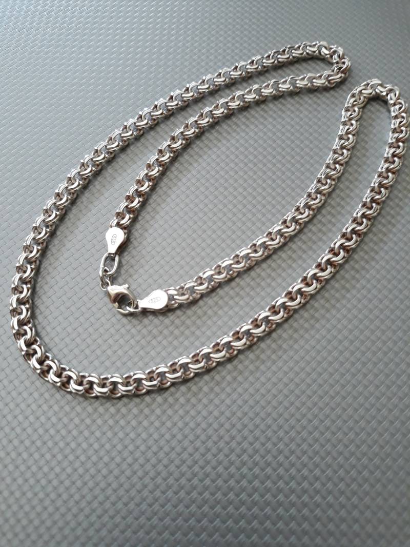 Handgefertigte Silberne Herrenkette von ATELIERYOURI