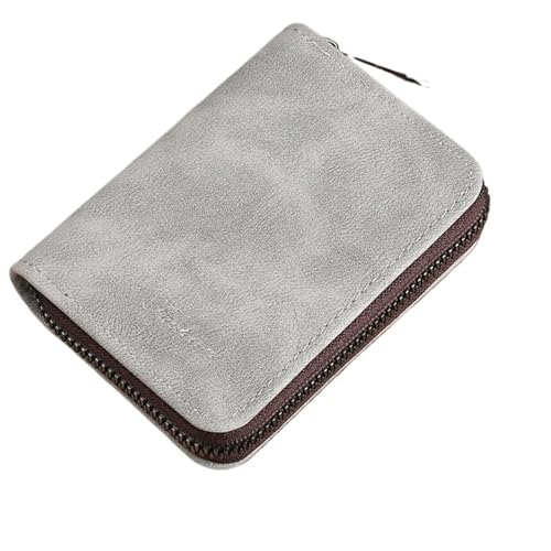 ATEUXOL Kartenetui Präzisions-Kartenhalter for Herren, Führerschein, Damen, klein, ultradünn, integriert, mehrere Kartenfächer, Clip mit großer Kapazität(Light Gray 18 Card) von ATEUXOL