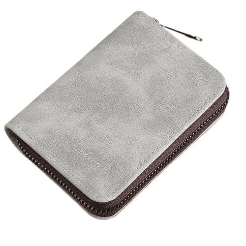 ATEUXOL Kartenetui Präzisions-Kartenhalter for Herren, Führerschein, Damen, klein, ultradünn, integriert, mehrere Kartenfächer, Clip mit großer Kapazität(Light Gray 20 Card) von ATEUXOL