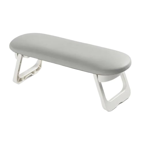 Armauflage für Nageldesign Nagel Arm Rest Professionelle Mikrofaser Leder Hand Stehen for Foldble Maniküre Nägel Kissen Halter(Gray) von ATEUXOL