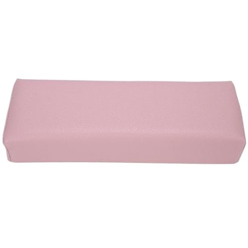 Armauflage für Nageldesign PU Leder Weiche Nail art Hand Rest Pad Kissen Maniküre Professionelle Salon Werkzeug for salon Hause(Pink) von ATEUXOL