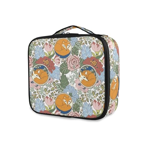 Kosmetiktasche Frauen Kosmetik Professionelle Schönheit Pinsel Make-Up Tasche Fall Wasserdicht Make-Up Organizer Lagerung Taschen Reise Koffer(04) von ATEUXOL