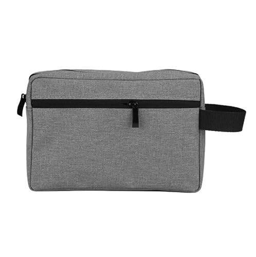 Kosmetiktasche Reise Herren Kulturbeutel Frauen Kosmetik Necessaire Fall wasserdichte Damen Make-Up Tasche Schönheit Waschen Beutel Handtasche(Light Gray) von ATEUXOL