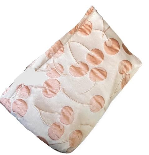 Kosmetiktasche Retro Große Kapazität Damen Aufbewahrungstasche Tragbare Reise Kosmetiktaschen Weibliche Blume Make-Up Fällen Clutch Geldbörse(Pink) von ATEUXOL