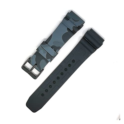 ATGADNXMUW Gummi-Ersatzuhr-Armband for Casio Fit for Huawei Fit for Samsung Fit for Tarnung 22mm Männer Frauen Sport Wasserdichte Silikon-Uhr-Band-Band(5) von ATGADNXMUW