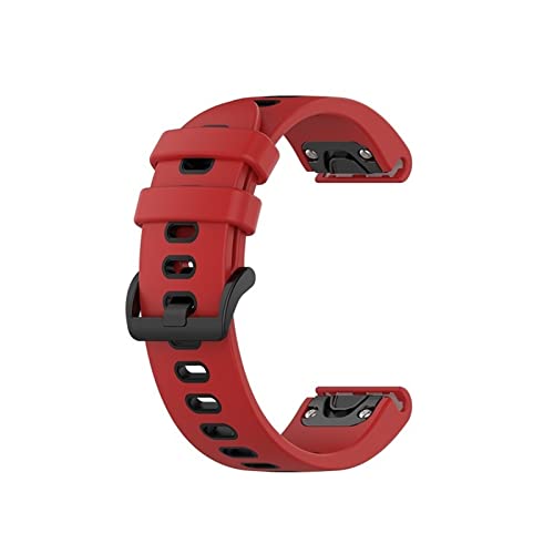 ATGADNXMUW Mode dauerhafte Anti-Fall-Uhr-Armband for Garmin Fit for Fenix 6x 5x. Fit for Saphir GPS Pro. FENIX5X PUBS Wasserdichte Ersatzarmbandband(5,Fenix 5x Sapphire) von ATGADNXMUW