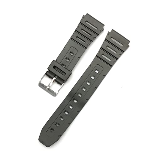 ATGADNXMUW Mode dauerhafte feste Farbe weiche Silikon-Damen-Armband-Armband-Fit for Casio W-217 W217 Watch Ersatzarmbands Zubehör von ATGADNXMUW