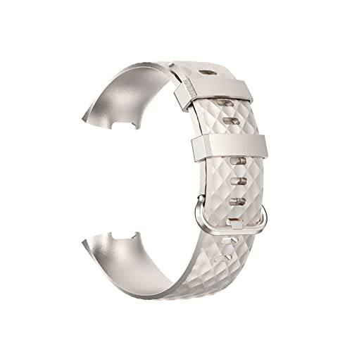 ATGADNXMUW Sanft Tpu. Sport-Armband-Fit for Fitbit-Ladung 3/4 Smart Watch-fortzulierbarer Strap-Armband for Fitbit-Ladung 3 Ladung 4 Uhrenzubehör(2,COLOR BUCKLE_S) von ATGADNXMUW