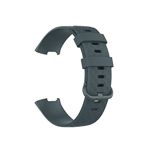 ATGADNXMUW Sanft Tpu. Sport-Armband-Fit for Fitbit-Ladung 3/4 Smart Watch-fortzulierbarer Strap-Armband for Fitbit-Ladung 3 Ladung 4 Uhrenzubehör(4,COLOR BUCKLE_S) von ATGADNXMUW
