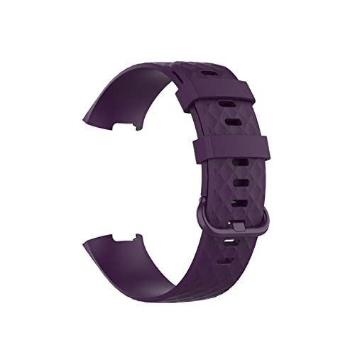 ATGADNXMUW Sanft Tpu. Sport-Armband-Fit for Fitbit-Ladung 3/4 Smart Watch-fortzulierbarer Strap-Armband for Fitbit-Ladung 3 Ladung 4 Uhrenzubehör(6,COLOR BUCKLE_L) von ATGADNXMUW