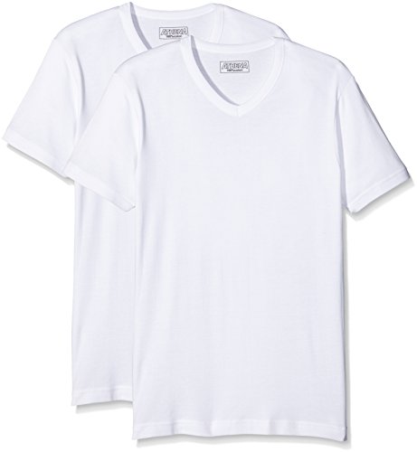 Athena Herren Duo Choc L243 Unterhemd, weiß, XL (2er Pack) von Athena
