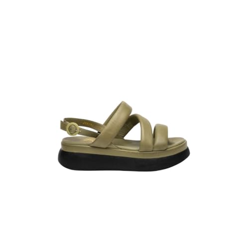 Athenais Padded Upper Straps Women Flatform Sandals with Ankle Strap (white, EU Schuhgrößensystem, Erwachsene, Damen, Numerisch, M, 36) von ATHENAis sandals