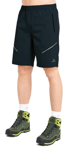ATHL DPT. Herren Wandershorts/Kurze Funktionshose mit praktischen Taschen, Pull-on Schwarz, Gr. 54 von ATHL DPT.