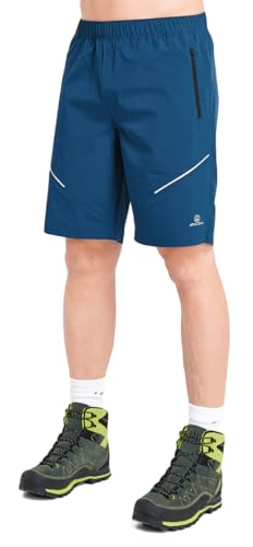 ATHL DPT. Herren Wandershorts/Kurze Funktionshose mit praktischen Taschen, Pull-on Blau, Gr. 50 von ATHL DPT.
