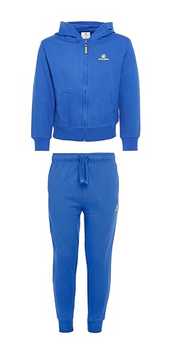 ATHL DPT. Jungen gemütlicher Jogginganzug - Set aus Jogginghose und Kapuzenpullover mit Reißverschluß, Blau, Gr. 122 (6-7 Jahre) von ATHL DPT.
