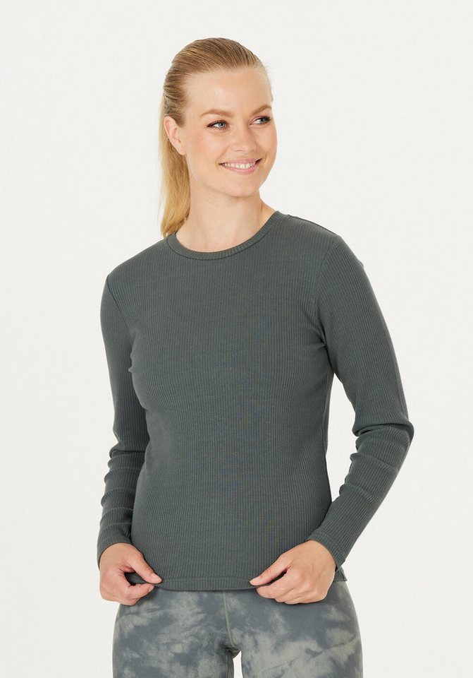 ATHLECIA Funktionsshirt Lankae W L/S Damen Langarm-Fitness-/ Freizeitshirt grün (urban chic) von ATHLECIA