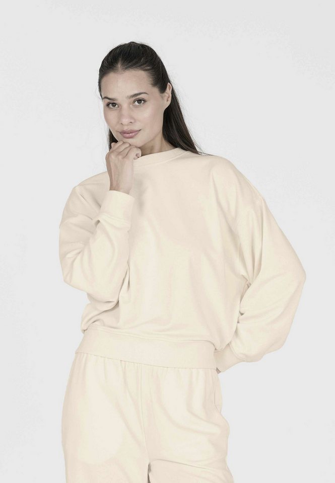 ATHLECIA Sweatshirt Crecy W Crew Neck Whisper White von ATHLECIA