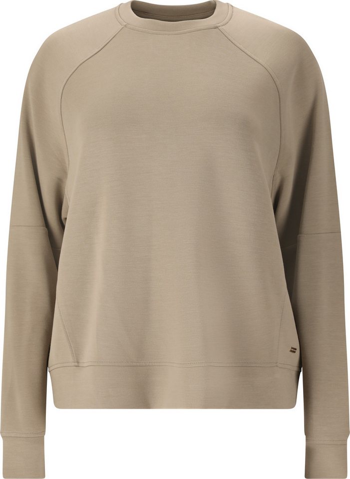 ATHLECIA Sweatshirt Jacey W Crew Neck ROASTED CASHEW von ATHLECIA