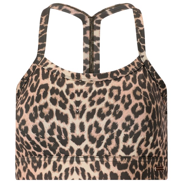 ATHLECIA - Women's Bloom V2 Printed Sports Bra - Sport-BH Gr XS braun von ATHLECIA