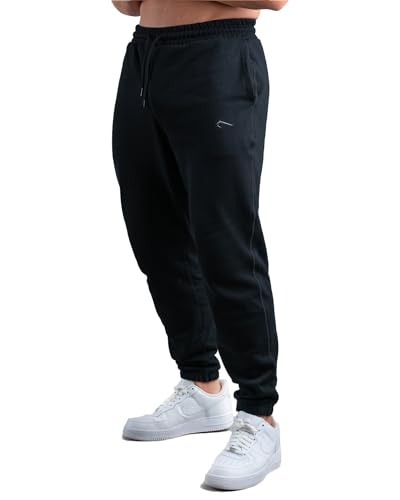 ATHLETIC AESTHETICS Essential Joggers (Black) M Jogginghose Herren – Sporthose Herren Lang, Freizeithose Trainingshose, Sport Hosen Männer, Sweatpants Jogger, Lässige Laufhose von ATHLETIC AESTHETICS