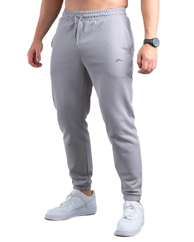 ATHLETIC AESTHETICS Essential Joggers (Stone) L Jogginghose Herren – Sporthose Herren Lang, Freizeithose Trainingshose, Sport Hosen Männer, Sweatpants Jogger, Lässige Laufhose von ATHLETIC AESTHETICS