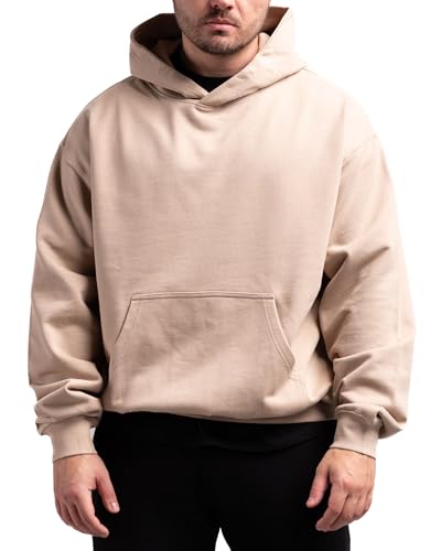 ATHLETIC AESTHETICS Oversized Hoodie (Caramel) - HQ BasicsM von ATHLETIC AESTHETICS