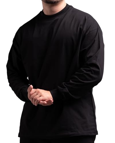 ATHLETIC AESTHETICS Oversized Longsleeve (Black) - HQ BasicsM von ATHLETIC AESTHETICS