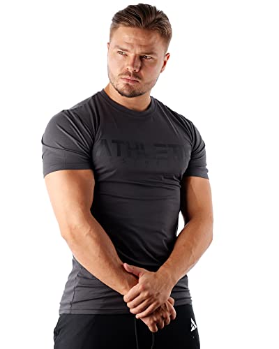 ATHLETIC AESTHETICS Slim Fit T-Shirt (Classic) - Sport und Fitness Shirt Herren - Bequemes & hochwertiges Kurzarm Shirt mit Rundhals & tailliertem Schnitt - Optimal für Training, Freizeit und Gym von ATHLETIC AESTHETICS