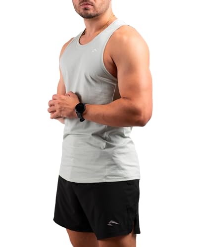 Active Tank Top (Light Mint) XL Sport Tanktop für Herren - Achselshirt Sporttanktop schnelltrocknend & atmungsaktiv Trainingstanktop Lauftanktop Stringer Ärmellos Shirt von ATHLETIC AESTHETICS