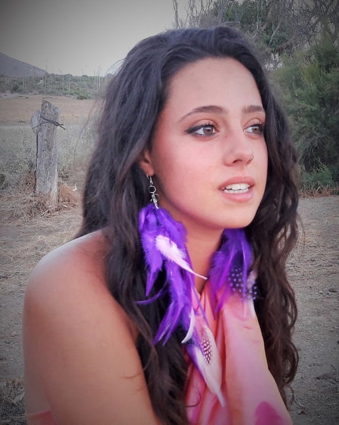 Natürliche Feder-Kopfschmuck, Ohr Manschette Armband Earr, Feder Manschette, Hippie, Haar Kopfschmuck, Festivals, Ooak, Ohr-Jacke, Wickeln von ATIPIKAL