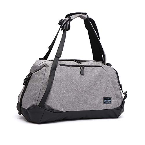 ATIVAFIT Sporttasche Reisetasche Weekender Tasche mit Schuhfach Große Fitnesstasche Trainingstasche mit Rucksack-Funktion Gym Sport Tasche mit Schulterriemen Handgepäck für Damen und Herren von ATIVAFIT