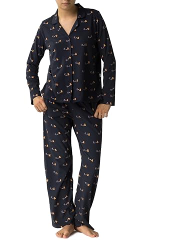ATLANTIC UNDERWEAR Damen Bear Peach Effect Pajamas Pyjamaset, Navy pers, M ATLANTIC UNDERWEAR Damen Bear Peach Effect Pajamas Pyjamaset, Navy pers, M von ATLANTIC UNDERWEAR