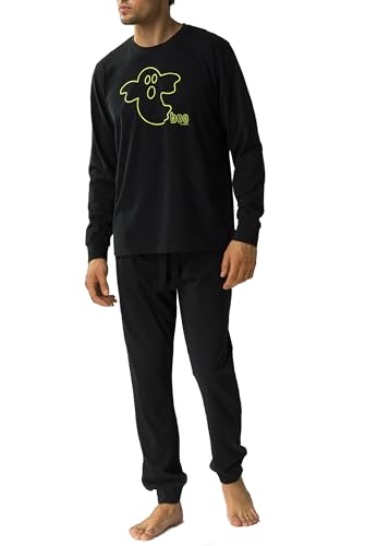 ATLANTIC UNDERWEAR Herren Glow in The Dark Pajamas Pyjamaset, sc schwarz, XL von ATLANTIC UNDERWEAR