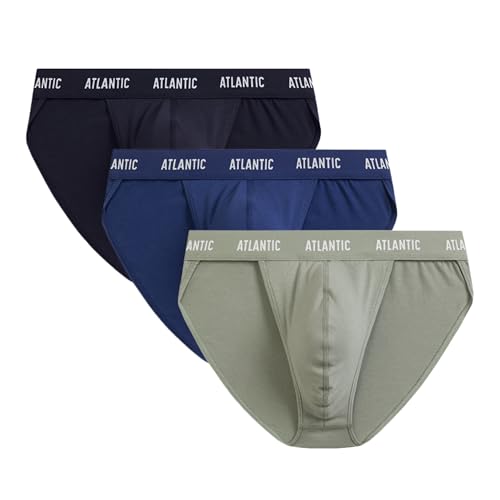 ATLANTIC UNDERWEAR Herren-Tanga Slip, tief geschnitten, sportlich & bequem, Blau-Mix L ATLANTIC UNDERWEAR Herren-Tanga Slip, tief geschnitten, sportlich & bequem, Blau-Mix L von ATLANTIC UNDERWEAR