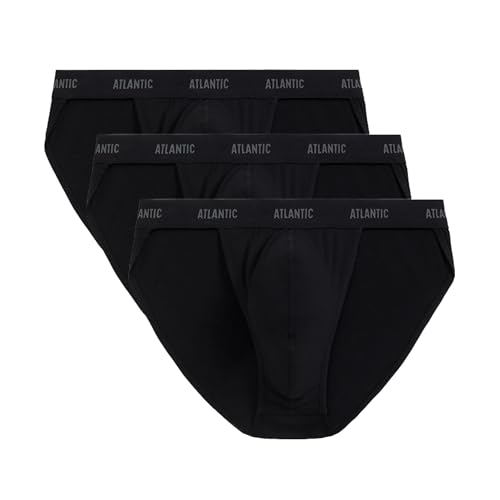 ATLANTIC UNDERWEAR Herren-Tanga Slip, tief geschnitten, sportlich & bequem, Schwarz XL ATLANTIC UNDERWEAR Herren-Tanga Slip, tief geschnitten, sportlich & bequem, Schwarz XL von ATLANTIC UNDERWEAR